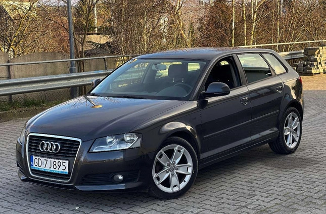 Audi A3 cena 26997 przebieg: 191000, rok produkcji 2009 z Głogów małe 301